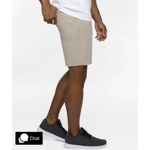 Travis Mathew Beck Shorts 40 Men’s Lightweight Performance Golf Khaki Stretch